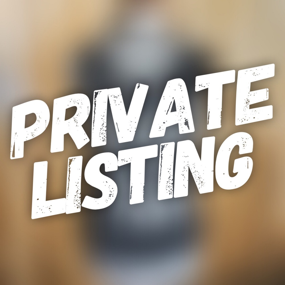 Private listing✨
